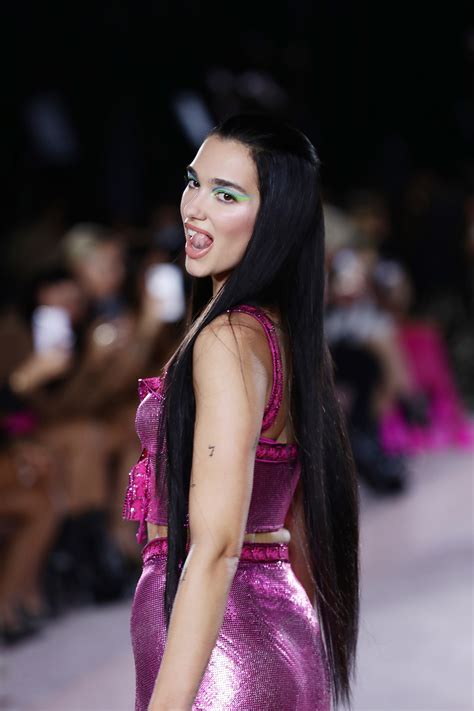 versace dua lipa vogue runway|dua lipa versace signature.